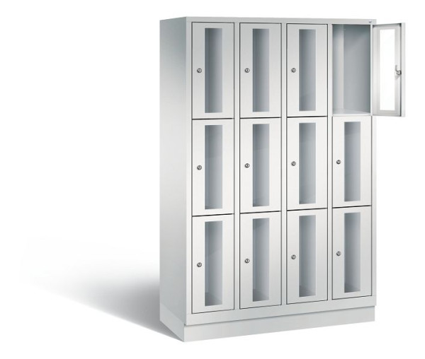 C+P lockerkast Classic, H1800xB1190xD500mm, kleur: lichtgrijs, 8020A403 S10000