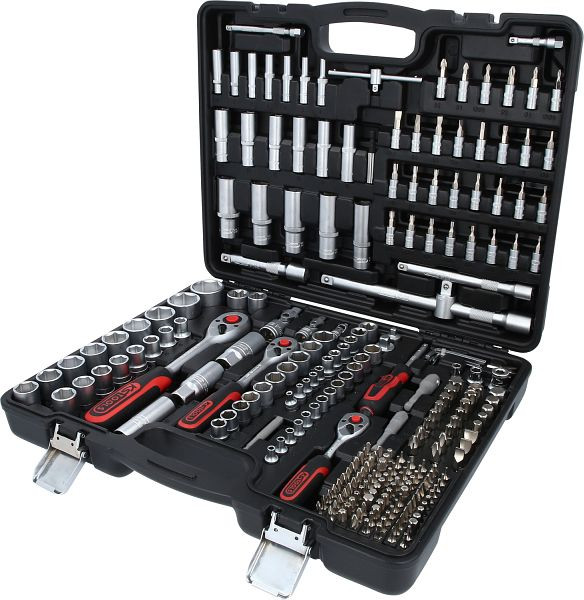 KS Tools 1/4"+3/8"+1/2" dopsleutelset, 255-delig, 917.0255