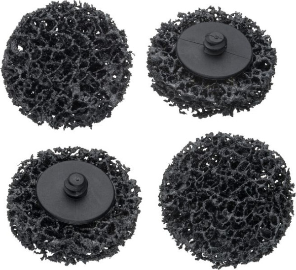 Hazet Eliminator schijvenset, 4 stuks, Eliminator schijvenset, 4 stuks Ideaal voor het werken op hardnekkige oppervlakken, zachte uitvoering, 9033-11-030/4