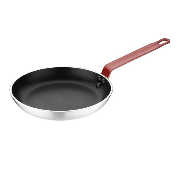 Hygiplas Teflon Platinum Plus antiaanbakpan 240 mm rode handgreep, FB474