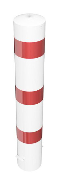 Schake afzetpaal type 40190BL - stationair - vulbaar met beton, voor plaatsing in beton, stalen buis Ø 193mm, totale lengte: 1200mm, thermisch verzinkt, 40190BL