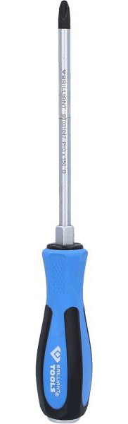 Brilliant Tools kruiskopschroevendraaier met slagkap, PH3 x 150 mm, BT031047