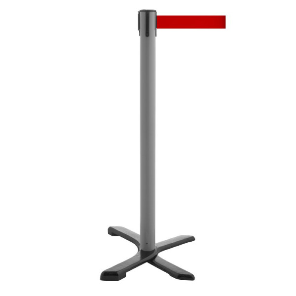 Stein HGS HGS personengeleidingssysteem -P-Line Compact-, grijs, rood, met riemeindstuk (standaard), 34866-0202