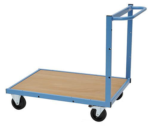 Bedrunka + Hirth transportwagen, met houten vloer, 900 x 620 x 860 mm, 04.900.01
