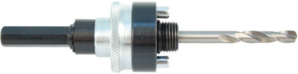 Projahn adapter Quick Lock voor meergatszaag 32 - 127 mm, incl. Centerboor, 79402