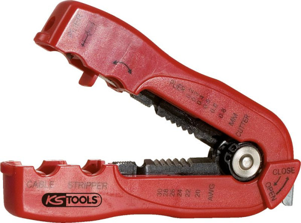 KS Tools multifunctioneel stripgereedschap, 0,2-0,8 mm, 115.1251
