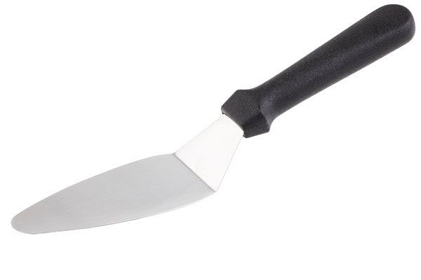 APS gebakspalet, 17 x 7,5 cm, roestvrijstalen mes, antislip polypropyleen handvat, zwart, 88932