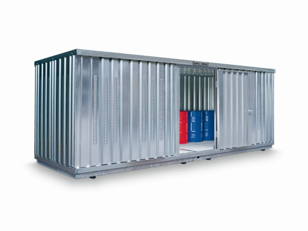SÄBU SAFE Tank 1900 (buiteninstallatie), verzinkt, gemonteerd, 6.080 x 2.170 x 2.310 mm, rondom ventilatieroosters