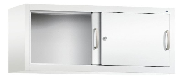 C+P bovenkast Acurado, H500xB1200xD400mm, kleur: verkeerswit, beugelgreep, 1 niveau, 2044-00 S10118