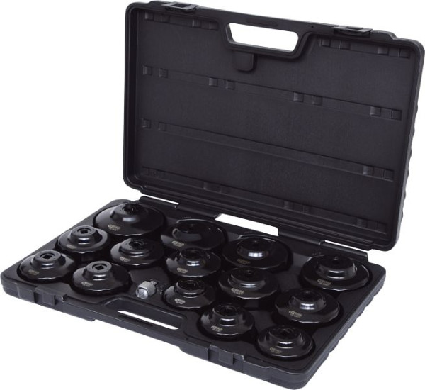 KS Tools 3/8" oliefiltersleutelset, 15-delig, 150.9320