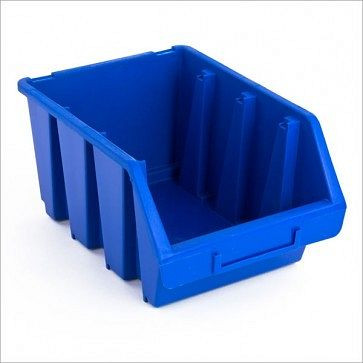ADB open opbergdoos maat 3, afmetingen BxDxH: 170x240x126 mm, kleur: blauw, 23395