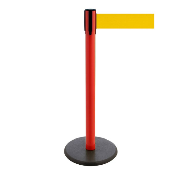Stein HGS HGS personengeleidingssysteem -P-Line Premium-, rood, signaalgeel, met bandeindstuk (standaard), bandlengte: 2,3 m, 34244d-1202