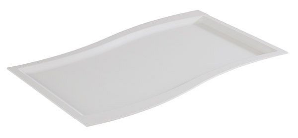 APS GN 1/1 dienblad -SINUS-, 53 x 32,5 cm, hoogte: 2 cm, melamine, wit, 84230
