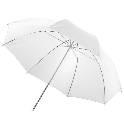 Walimex doorschijnende paraplu wit, 84cm, 12132
