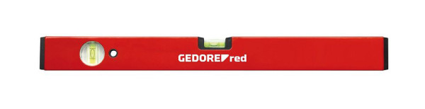 GEDORE rode waterpas, lengte 300 mm, 2x waterpas aluminium, 3301422