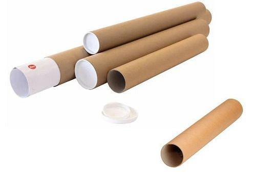 DENIOS verzendbuizen met een diameter van 60 mm, lengte 430 mm, voor A2-formaat, verpakking van 20, 299470