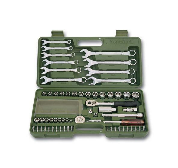 Metrinch dopsleutelset, 63 stuks, set van 4, MET-0563