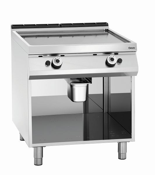 Bartscher gasgrillplaat, glad, open bodem, 2955081