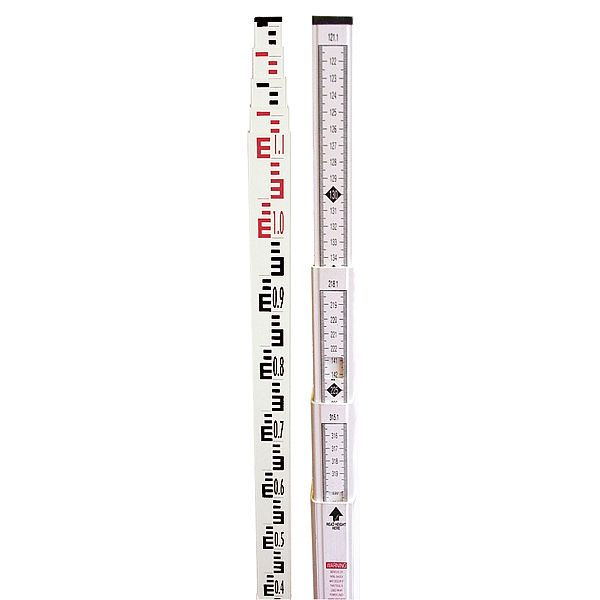 proNIVO telescopische glasvezel waterpasbaak, 4 m, 201-06-904M