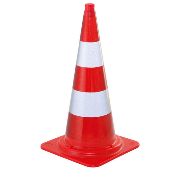 Stone HGS verkeerskegels van PVC, BASt getest, TL-goedkeuring, DIN EN 13422, hoogte: 750 mm, RA2, testnr.: V4-07/2015, 33620