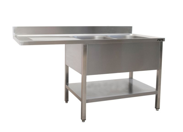 Saro afvoertafel voor vaatwasser rechts, 1200mm, 700-3100R