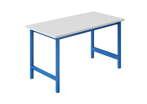 SOFAME TPL werktafel B 1200 x D 750 x H 819mm, melamine werkblad 19 mm, lichtgrijs RAL 7035, W010030004GC