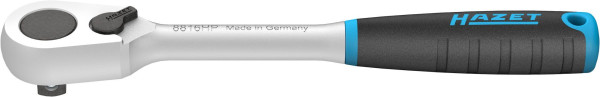 Hazet HiPer omschakelratel met fijne tanden, massief vierkant 10 mm (3/8 inch), 8816HP