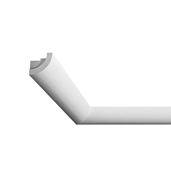 rutec Projekt 5x5 rond PU - schuim - profiel - 2 meter, PFG015