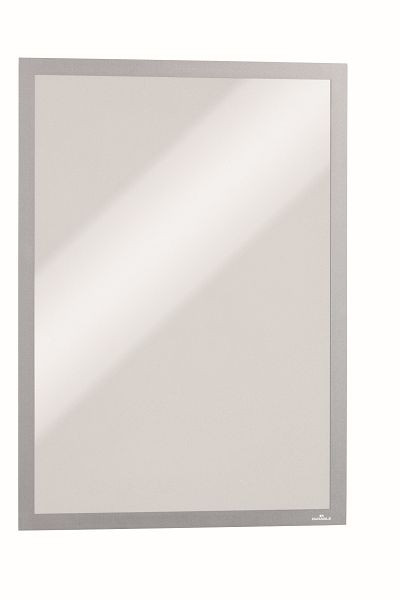 DURABLE DURAFRAME Magnetisch informatieframe A3, zilver, 5 stuks, 486823