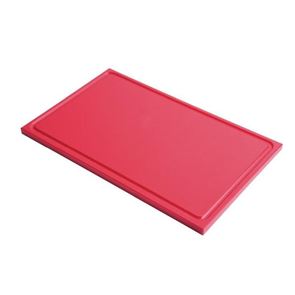 Gastro M snijplank met sapgroef GN1/2 rood, GN325