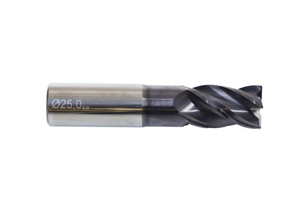 ELMAG schachtfrees Ø: 25 mm, 4-snijkanten, titaniumaluminiumnitride voor materialen tot 1200 N/mm² treksterkte, 17275