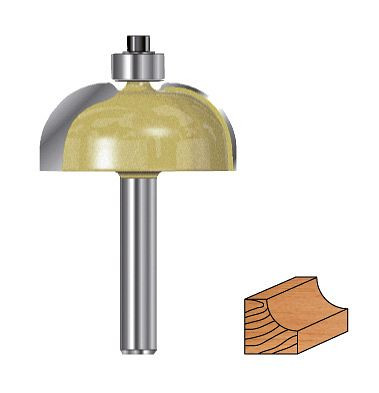 Projahn fluitfrees met kogellager D 38,1 mm, L 47,4 mm, L2 15,4 mm, 33203381