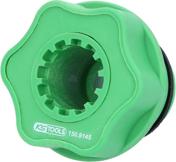 KS Tools olievultrechteradapter voor Toyota 4Runner, Avalon, Corolla, Fj Cruiser, Land Cruiser, Matrix, RAV4, Sequoia, Tacoma, Tundra, 150.9145