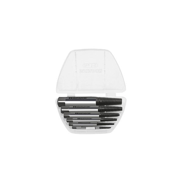 MATADOR Schraubenausdreher-Satz, 8 teilig, M3-M45, 1/8-1.3/4", 0771 0003
