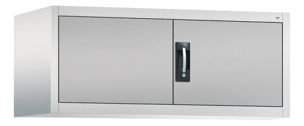 C+P bovenkast Acurado, H500xB1200xD600mm, kleur: lichtgrijs/wit aluminium, verzonken handgreep, 9494-000 S10004