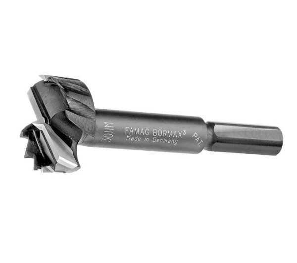 Famag Bormax³ hardmetalen punt, Forstner-bit, buiten Ø: 30 mm, 1663.030.00