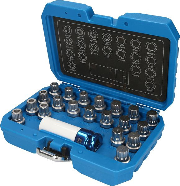 Brilliant Tools velgslotassortiment voor BMW, 21 stuks, BT691230