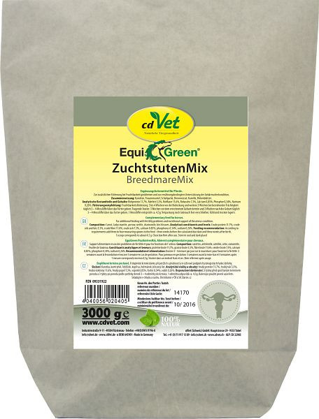 cdVet EquiGreen fokmerrie mix 3 kg, 2040