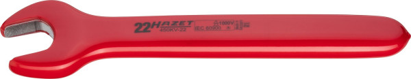 Hazet steeksleutel, dubbel geïsoleerd, buitenzeskantprofiel, 22 mm, 450KV-22