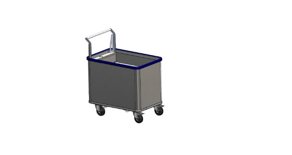 Gmöhling vloerwagen met veren G®-ERGO vario smart grip D 1408 / 180, 740 x 510 x 485 mm, 222140826