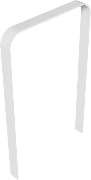 Schake leunbeugel van gebogen platstaal, 80 x 12 mm, zonder dwarsbalk, totale breedte: 750 mm, thermisch verzinkt, 4052_075