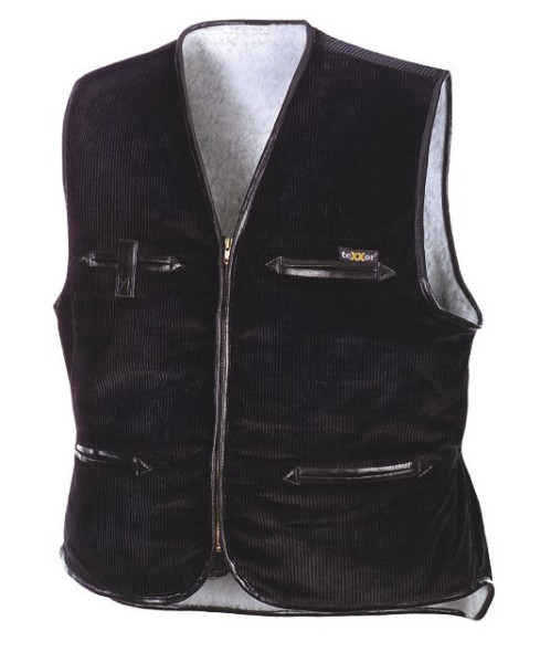 teXXor breed corduroy vest "VEGA", maat: L, verpakking van 20, 4200-L