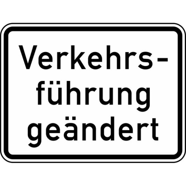 Steen HGS verkeersgeleiding gewijzigd nr. 1008-31, 450x600mm /RA1/vlakke vorm 2mm, 1008-31-211