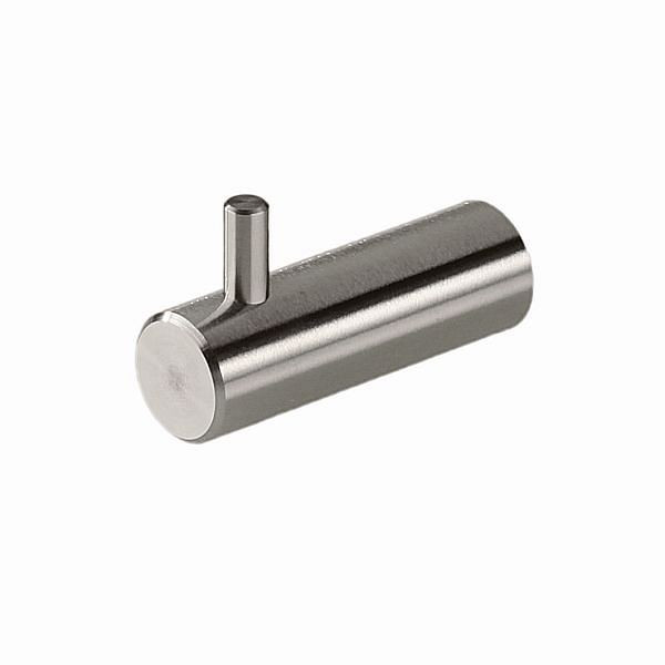 Air Wolf kledinghaak, Delta-serie, H x B x D: 25 x 15 x 45 mm, geborsteld roestvrij staal, 60-850