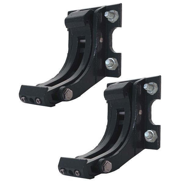 Mendler set van 2 muurbeugels voor luifel T122, T123, muurbeugel adapter voor wandmontage, antraciet, 58310