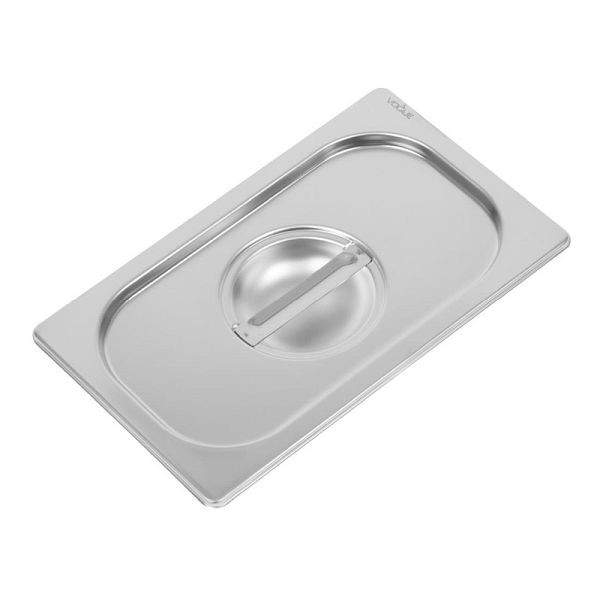 Vogue Heavy Duty Deksels voor GN Pannen 1/4 RVS, DW458