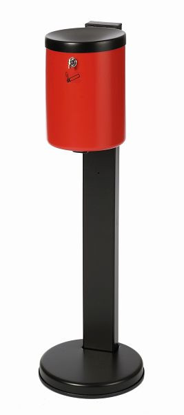 TKG staande asbak RONDO MAXI afsluitbaar Rood, 350071