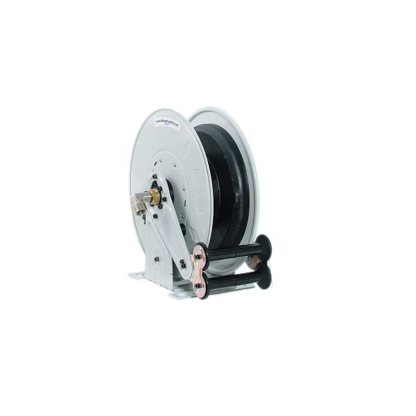 Ebinger slanghaspel OSM 210, max. 20bar / 90 ° C, max. 18m - 8mm / 15m - 10mm / 10m - 12,5mm ID PVC weefselslang, 1.210.100