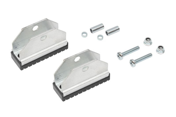 HYMER opklapbare voetenset met rubberen antislipbekleding, voor stuurmaat 60 - 100 mm, 0052054