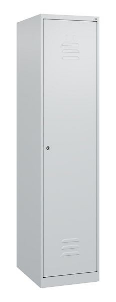 C+P luierkluis Classic PLUS met middenwand, 1700x400x500mm, 7035/7035, cilinderslot, 0800007-12F S10021